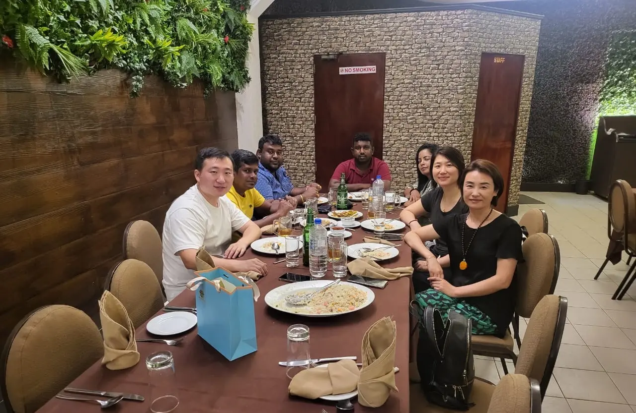 sainnor's global strategy has taken another step forward. The senior team went to Sri Lanka to deepen cooperation with Swisstek