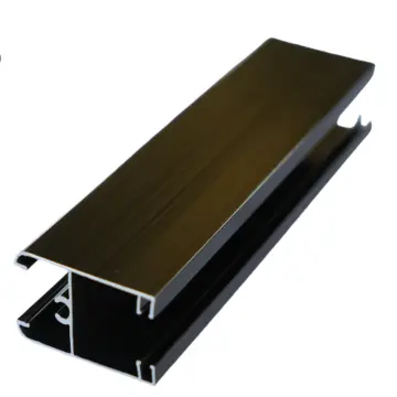 High-Strength Electrophoresis Champagne Customized Extruded Aluminum Profile for Windows and Doors