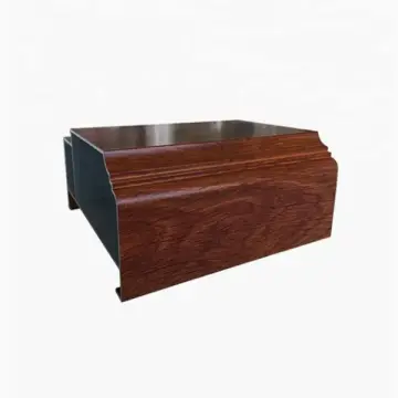 Customized Wood Grain Aluminum Extrusion Profiles for Windows and Doors