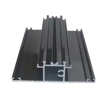 6063 electrophoresis black aluminum profile for building materials