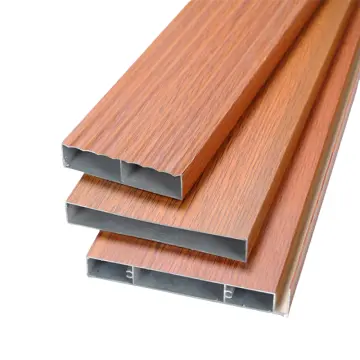 Robust Aluminum Extrusion Profile for Windows&Doors Wood Grain Powder Coating